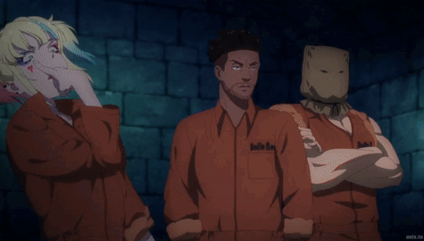Harley Quinn In Prison Cell GIF