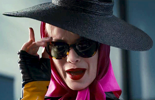 Harley Quinn Peeping GIF