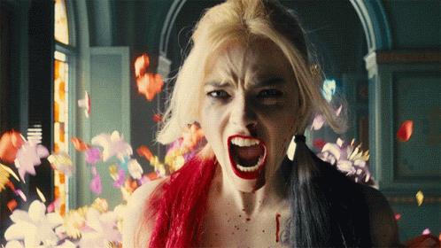 Harley Quinn Screaming GIF