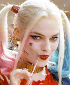 Harley Quinn With Bubblegum GIF