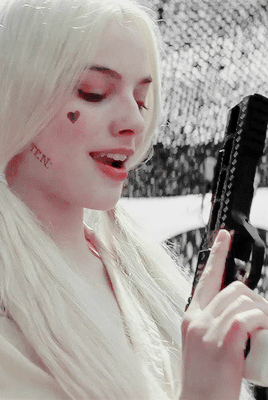 Harley Quinn With Gun GIF