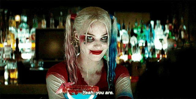Harley Quinn Yeah You Are Gif GIF