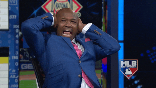 Harold Reynolds Uses Fingers As Ear Plugs GIF