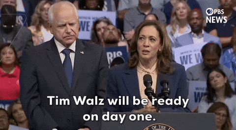Harris Walz Will Be Ready On Day One GIF