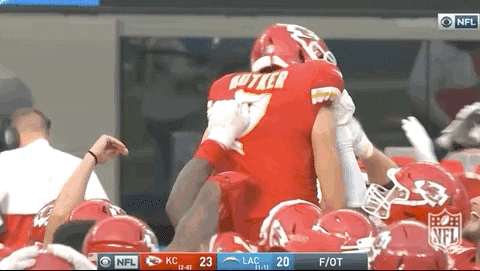 Harrison Butker Chief's Scoring Machine GIF