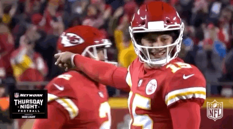 Harrison Butker Happy Pointing Fans GIF