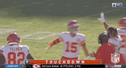 Harrison Butker Kicking Superstar Proud Teammates GIF