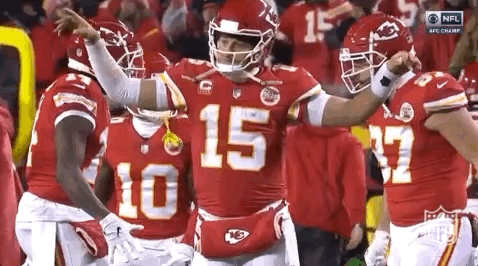 Harrison Butker Teammate Patrick Mahomes GIF
