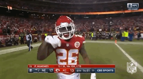 Harrison Butker Teammates Running For Celebration GIF