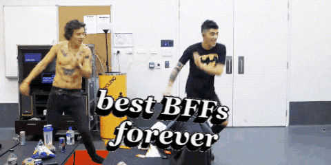 Harry And Zayn As Bff GIF