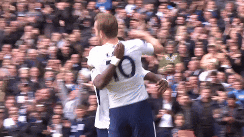 Harry Kane Celebration Huddle With Teammates GIF