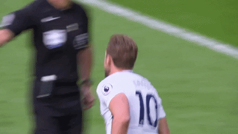 Harry Kane Chased By Teammate GIF