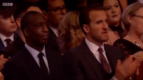 Harry Kane In Suit Clapping His Hand GIF