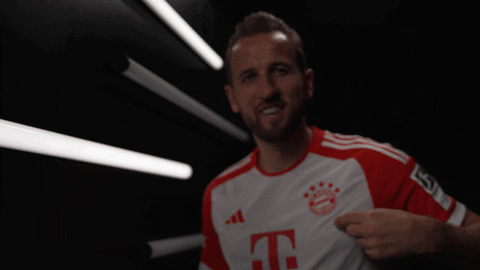 Harry Kane Pointing Team Logo GIF