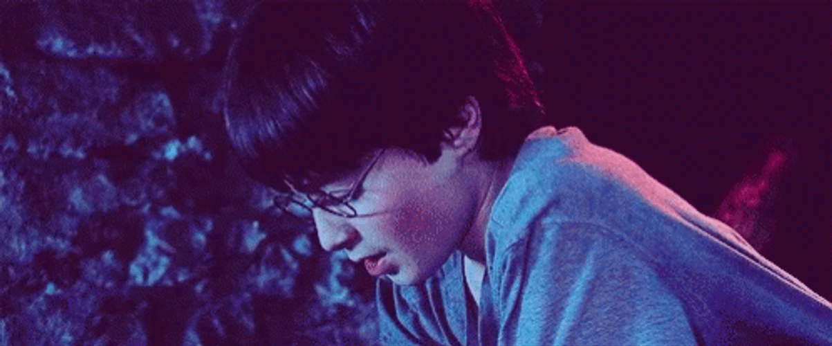 Harry Potter Blowing On Sand Happy Birthday GIF