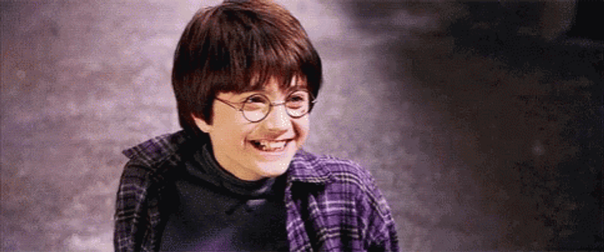 Harry Potter Cute Happy Face GIF