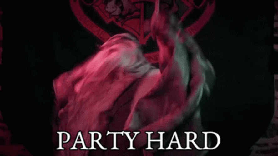 Harry Potter Dumbledore Party Hard GIF