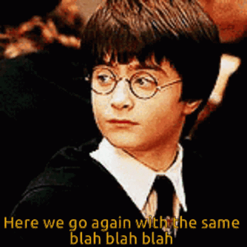 Harry Potter Eye Roll Meme GIF