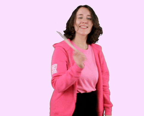 Harry Potter Fan Lady With Her Magic Wand GIF
