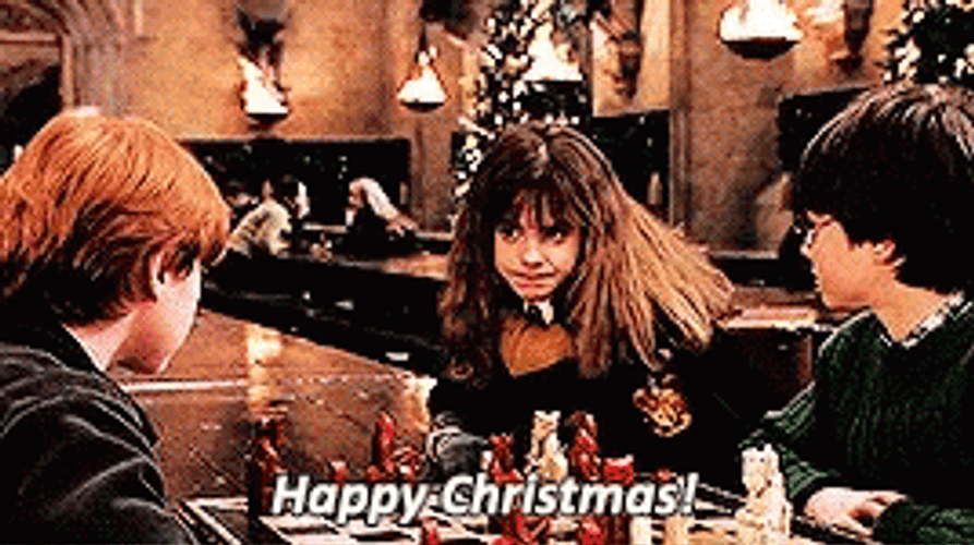 Harry Potter Happy Christmas GIF