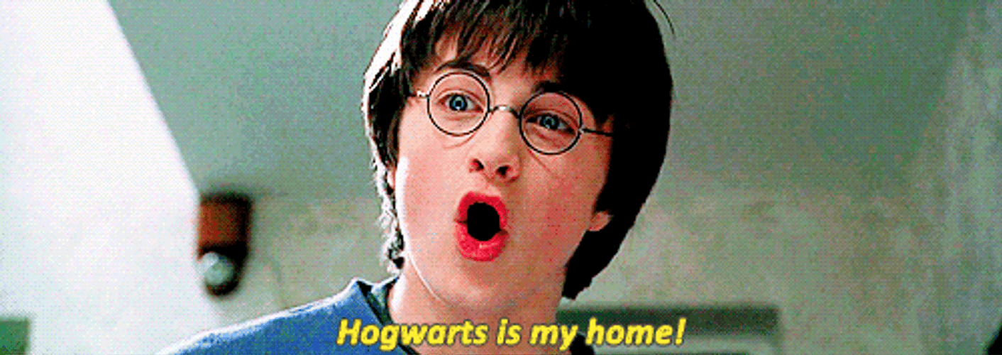 Harry Potter Hogwarts Is My Home GIF