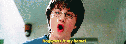 Harry Potter Hogwarts Is My Home GIF