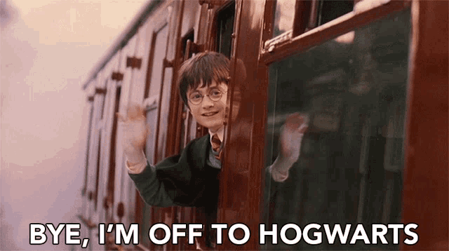 Harry Potter Off To Hogwarts GIF