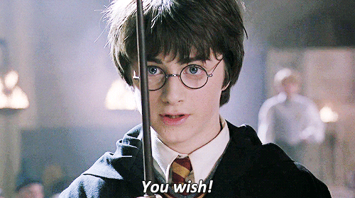 Harry Potter Seriously Says You Wish GIF