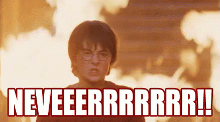 Harry Potter Standing By Fire Neveeerrrrrrr GIF