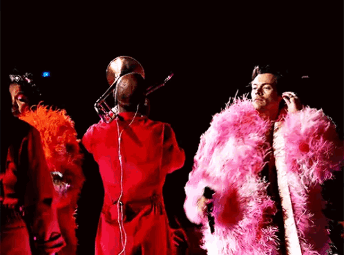 Harry Styles In Daring Outfit Performs At Coachella GIF