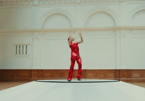 Harry Styles Sliding Looks Up GIF