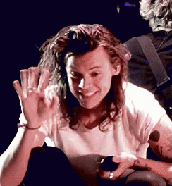 Harry Styles Waving Hi GIF