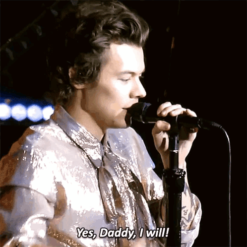 Harry Styles Yes Daddy GIF