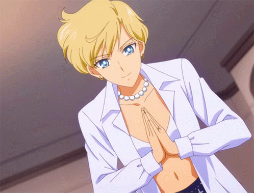 Haruka Tenoh Sailor Uranus Talking GIF