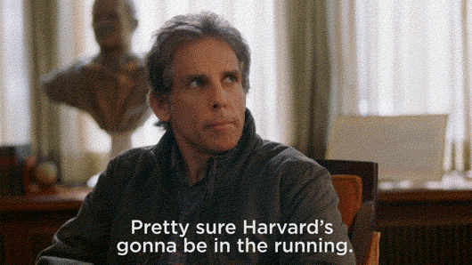 Harvard University Ben Stiller GIF