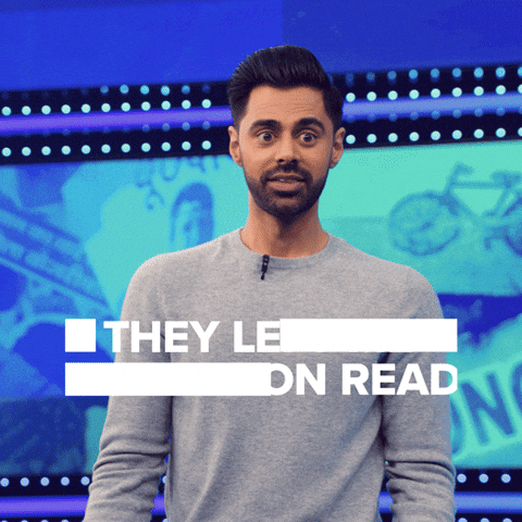 Hasan Minhaj Left On Read GIF