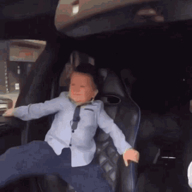 Hasbulla Nervous Scared Car Speed Drive GIF