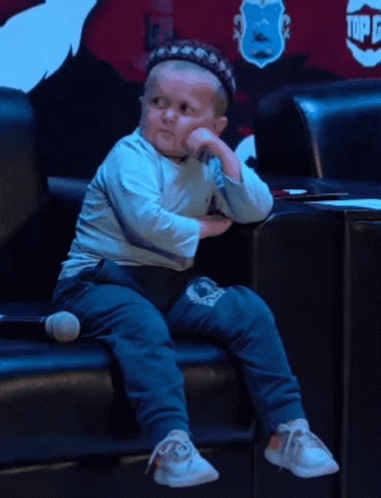 Hasbulla Sigh Bored Waiting Couch GIF