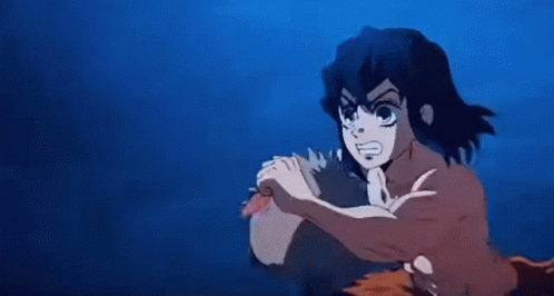 Hashibira Inosuke Jumping Up GIF