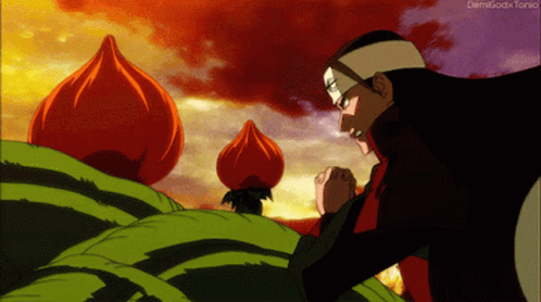 Hashirama Senju Summoning Vines GIF