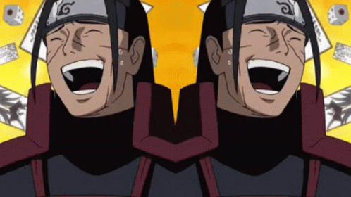 Laughing Hashirama Senju GIF