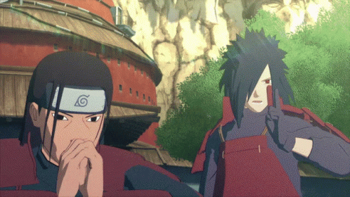 Hashirama And Madara Tag Team GIF