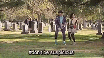 Hashtag Dont Be Suspicious Wacky Dance GIF
