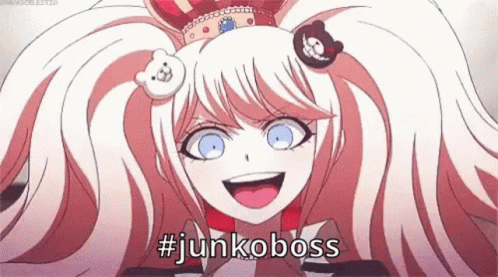 Hashtag Junko Enoshima Junko Boss GIF