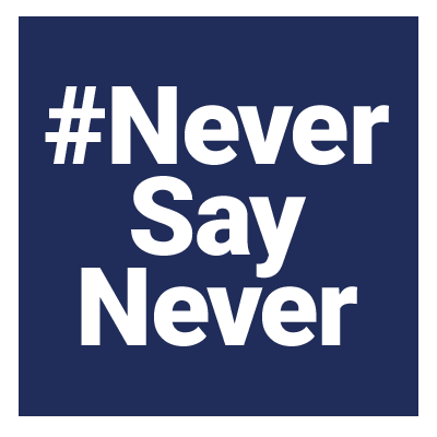 Hashtag Never Say Never Digital Art GIF
