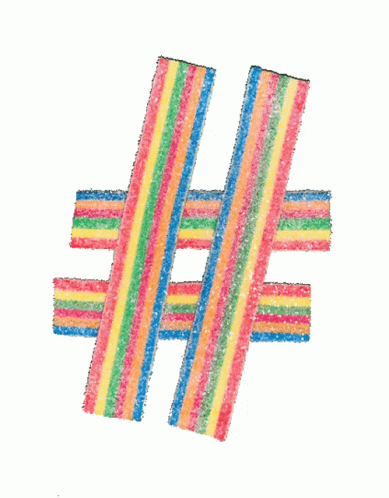 Hashtag Skittles Candy GIF