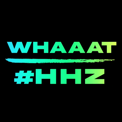 Hashtag Whaaat Minimalist Design GIF