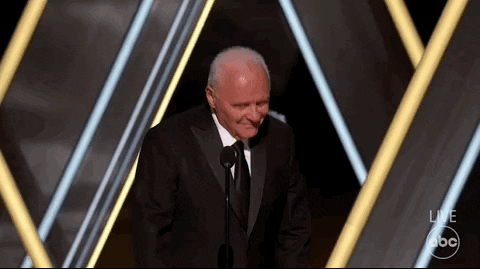 Hat Tip Anthony Hopkins GIF