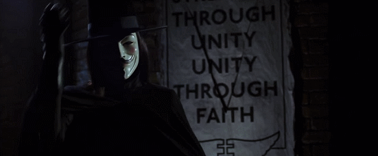 Hat Tip V For Vendetta GIF