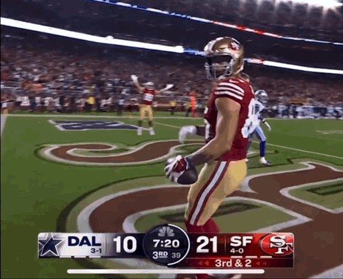 Hat Trick Touch Down GIF